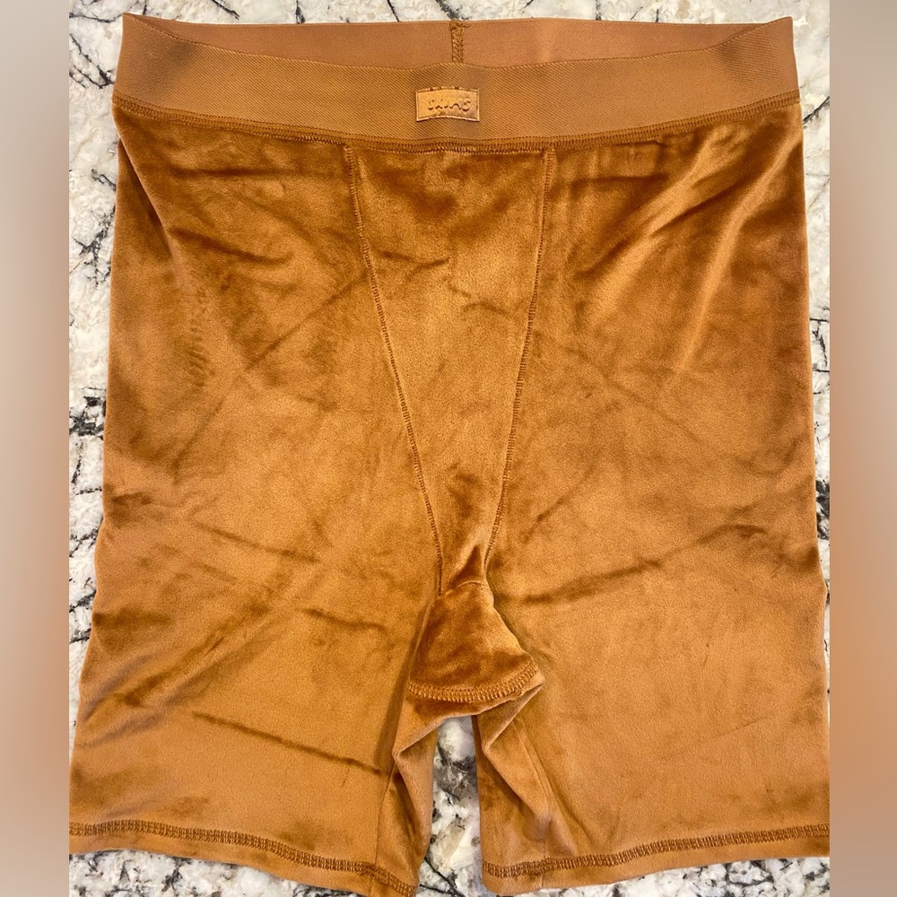 SKIMS Sold-out, Women’s Velour Bike Short (In color Copper)